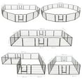 thumbnail image 2 of vidaXL Dog Playpen 16 Panels Steel 31.5"x23.6" Black, 2 of 6