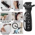 thumbnail image 3 of 2 Pieces Wall Mounted Bike Rack, Bike Racks, Wall Mounted Bike Rack, Bikes Wall Mounts With Accessories, Bike Hook, Bike Rack Store/Garage Storage(Black), 3 of 4