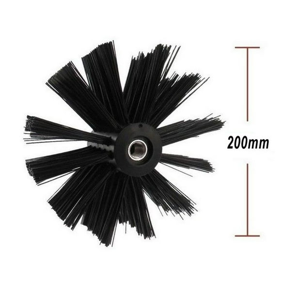 Goodhd 200mm Dryer Vent Cleaning Brush Chimney Lint Remover Bristle Head Nylon