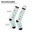 thumbnail image 5 of Bingfone Compression Socks For Women And Men Long Socks For Running Athletic Cycling Nurse-Cute Gnome Bee Collects Honey, 5 of 9