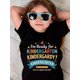 thumbnail image 1 of Girls & Boys "i'm Ready For Kindergarten Cotton Graphic Tees, Back To School Clothes Girls, Black Summer Shirts With Kindergarten Humor, Gift For First Day of School, Round Neck Short Sleeve, 1 of 5