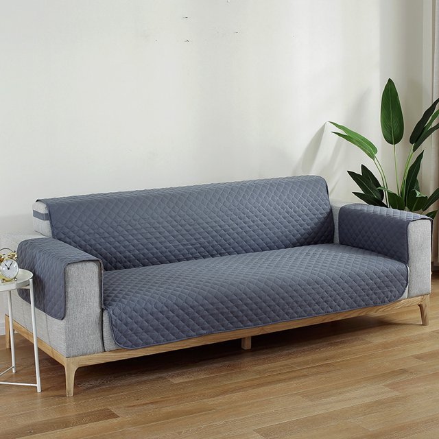 Waterproof and non-slip pet sofa cushion solid color one-piece sofa cover sofa protective cushion cover
