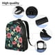 thumbnail image 5 of Fotbe Green Tropical Leaves Mochila de Viaje para Laptop, Mochila Ejecutiva Delgada y Resistente 15.6", 5 of 8