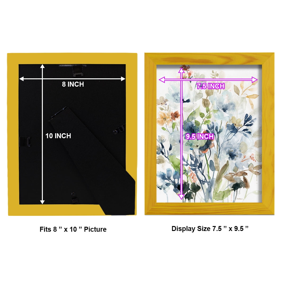 Holland Spring Mix -Framed Print w/glass-Sunflower Yellow
