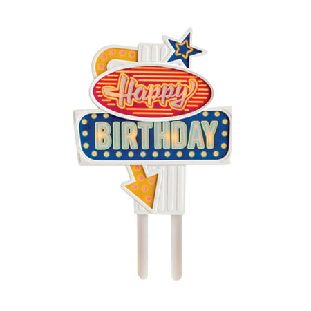 Flashing Led Food Topper - Birthday - Great for Celebrations or (Best Birthday Cakes Uk)