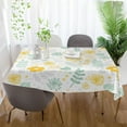 thumbnail image 6 of GZHJMY Beautiful Spring Flower Square Tablecloths, Decorative Tablecloths, Stain Resistant, Heat Resistant, Wrinkle Resistant, Suitable for Kitchen, Dining Room, 6 of 7