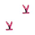 thumbnail image 3 of ZLight LED Reflective Vest Straps with High Visibility Reflector Elastic Belt Highlight Safety Gear Night Running Accessories Pink 2Set, 3 of 6