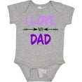 thumbnail image 3 of Inktastic I Love My Dad Fathers Day Boys or Girls Baby Bodysuit, 3 of 5