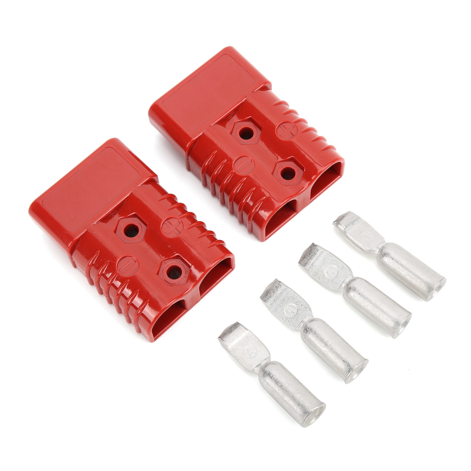 GXARTS Battery Quick Connect Disconnect Electrical Plug 175A 1/0AWG Compatible with Recovery Winch or Trailer w 4 Pcs Terminal pins 2Pcs 
