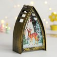 thumbnail image 3 of UYUH Tabletop Christmas Tree with LED Candle Light, Battery Operated Mini Christmas Tree Decor for Table, Holiday Home Desktop Decorations, Vintage Rustic Centerpiece, 3 of 4