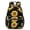 Sunflower and Leaf, variant on Sunflower and Checkerboard Black 17" School Backpacks for Teens,Waterproof Oxford Fabric,S-Shape Padded Straps for School,Travel,Hiking,Camping