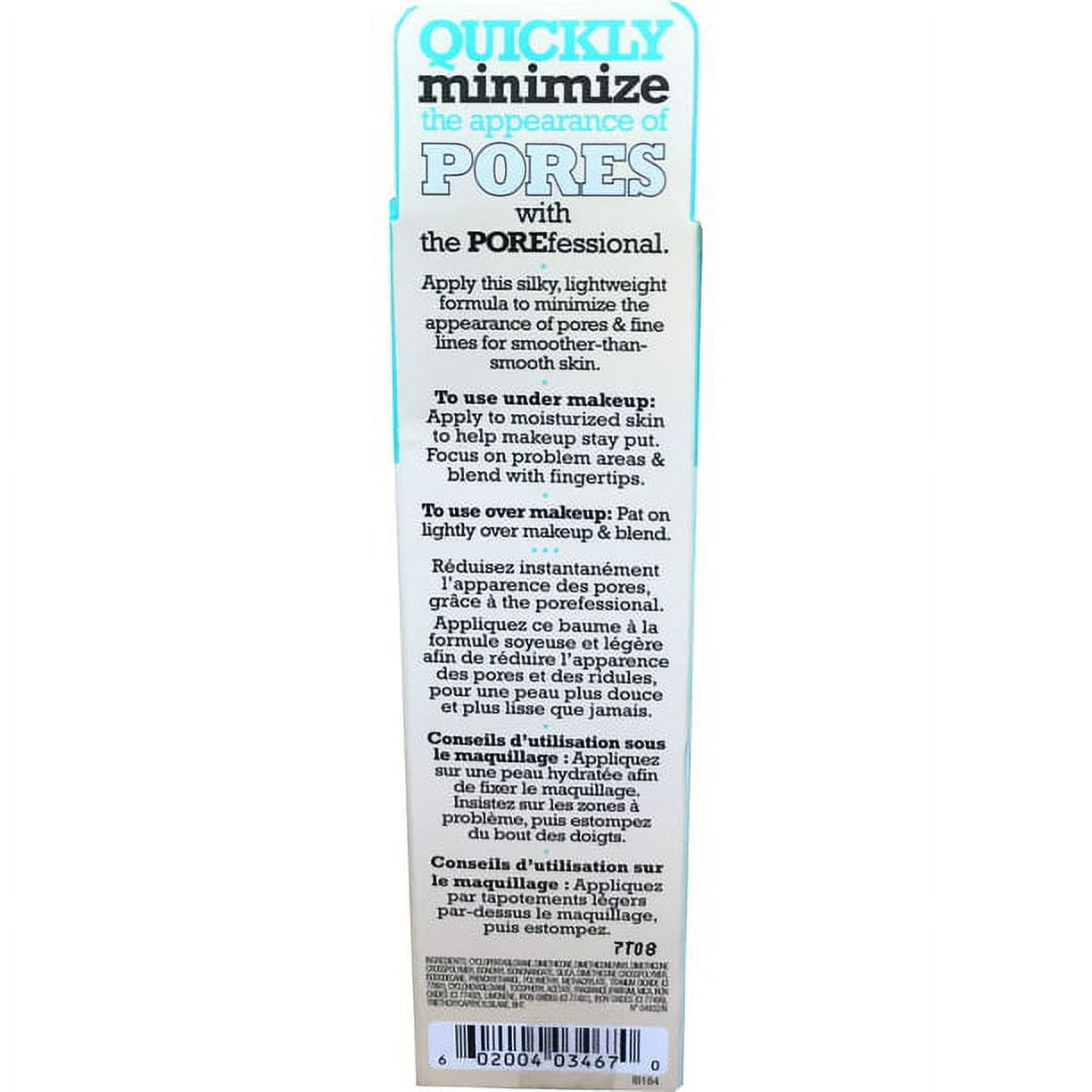 Benefit Ladies The Porefessional Pro Balm to Minimize the Appearance of Pores 0.75 oz Makeup 602004034670