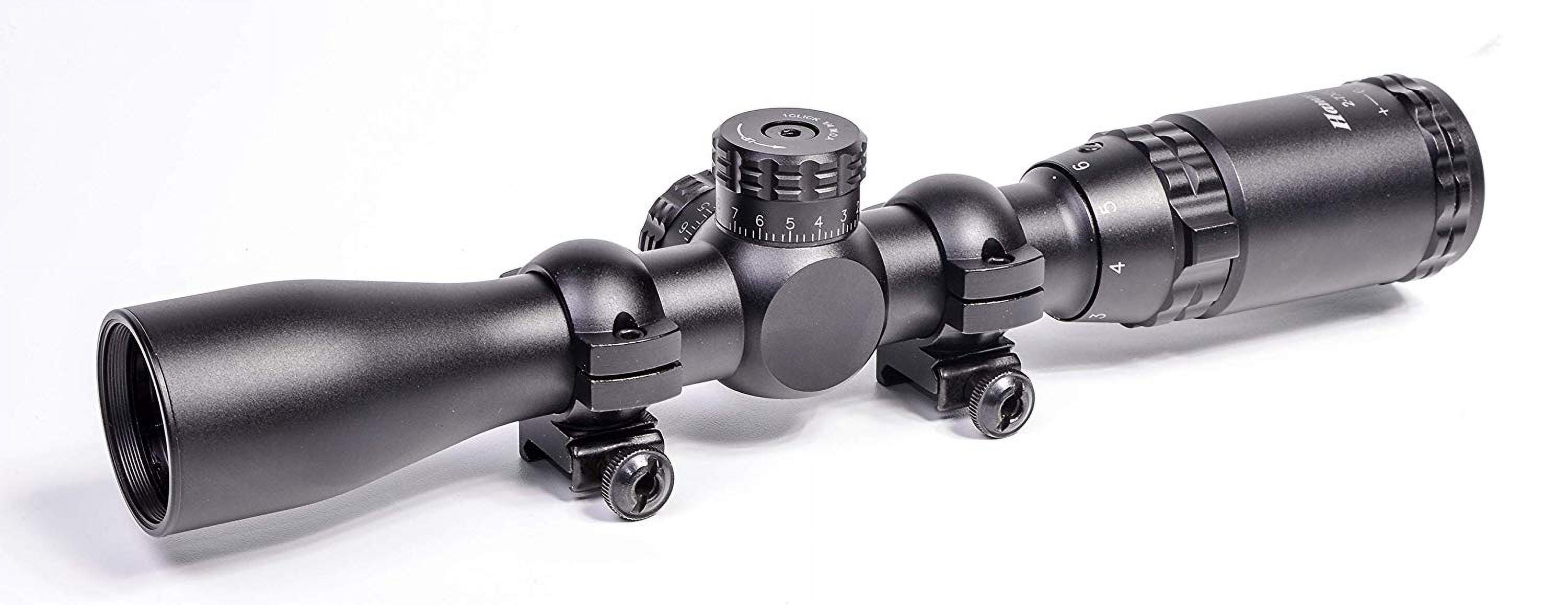 Hammers Riflescope 2-7x32 with 7/8 Weaver Style Scope Rings