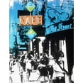 thumbnail image 2 of Fainelli, Deanna 20x24 Black Ornate Wood Framed with Double Matting Museum Art Print Titled - Urban Collage Street Scene, 2 of 4