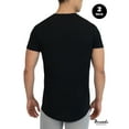 thumbnail image 4 of Threads Men's Ultra-Soft Crewneck T-Shirt, Moisture Wicking, Anti-Odor, 2-Pack, Black & Grey, 4 of 12