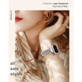 thumbnail image 4 of Wearlizer Stainless Steel Chain Watch Band Compatible with Apple Watch Bands Women Interlocking Ring Design Adjustable Bracelet for 38/40/41/42/44/45/46/49mm, 4 of 6