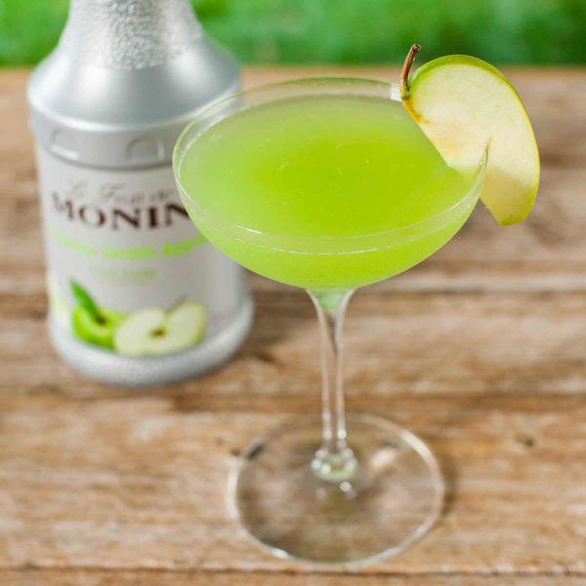 Monin 1 Liter Granny Smith Apple Fruit Puree