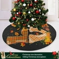 thumbnail image 6 of Easter Eggs Bunny Tree Skirt 36 in Rabbits Peeps Egg Christmas Tree Skirt Floral Flowers Xmas Tree Skirts Stand Mat Easter Holiday Party Garden for Indoor Outdoor Home Office Ornaments, 6 of 6