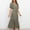 Army Green, variant on AXXD Fall Dress Long Sleeve Dressy Pirate Dress Stitching Girls Ladies V-Neck Fall Dress For Clearence