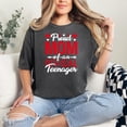 thumbnail image 2 of Mom of a Teenager, Heart Design for Mother's Day, Pepper Comfort Colors T-Shirt, Medium, 2 of 3