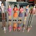 thumbnail image 4 of 100* HO Scale Mix Painted Model Street Passenger People Figures 1:150 A5K9, 4 of 8
