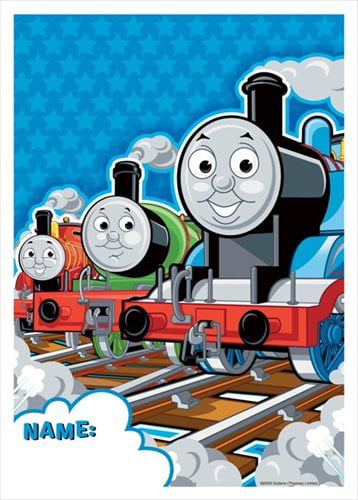 5 x THOMAS THE TANK  Sticker strips Party Bag Fillers Birthday party favours 