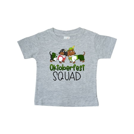 

Inktastic Oktoberfest Squad Cute Dachshunds in German Costumes Gift Baby Boy or Baby Girl T-Shirt