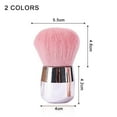 thumbnail image 6 of Pink Nail Dust Brush Set Nail Art Dip Powder Brush Cleaner, 6 of 6