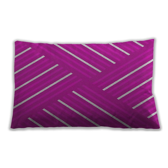 Ahgly Company Outdoor Rectangular Patterned Lumbar Throw Pillow, 13 inch by 19 inch