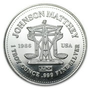 1 oz Silver Round - Johnson Matthey (Freedom, The American Way)