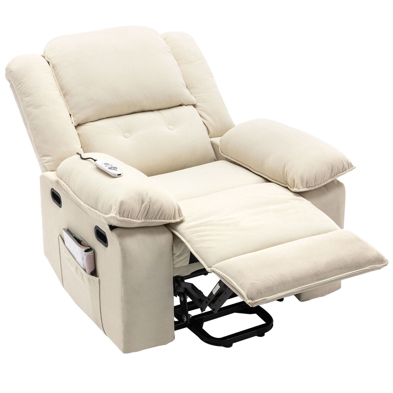 Kepooman Electric Power Lift Chairs Recliner, Power Lift Chair for Elderly with Adjustable Massage and Heating Function for Living Room, Beige Kepooman Electric Power Lift Chairs Recliner, Power Lift Chair for Elderly with Adjustable Massage and Heating Function for Living Room, Beige