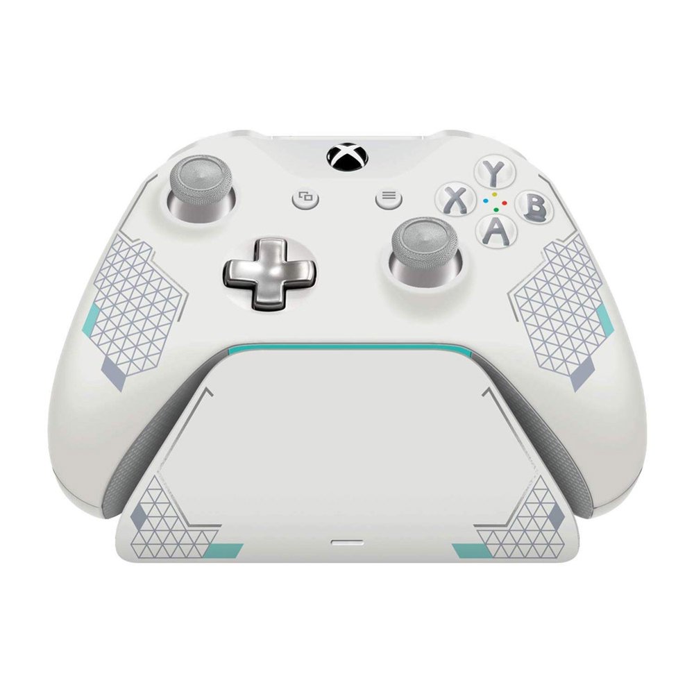 Controller Gear Sport White Special Edition Xbox Pro Charging Stand