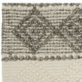 thumbnail image 5 of SAFAVIEH Natura Carly Geometric Braided Wool Area Rug, Grey/Ivory, 2' x 3', 5 of 6