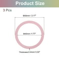 thumbnail image 2 of 3Pcs Magnetic Adapter Ring, Magnetic Wireless Charger Conversion Kit, Pink, 2 of 8