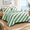 Green Twill Stripe-Queen(90"*90"), variant on Blue Twill Stripe King(106"*90") Double-sided Cool Tech Lightweight Summer Quilt Comforter