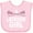 AD-Pink, variant on Inktastic Lacrosse Girl Girls Baby Bib
