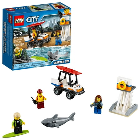 LEGO City Coast Guard Starter Set 60163 Building Set (76 (Best Lego Starter Set)