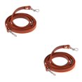 thumbnail image 2 of Correa de cuero ajustable Minnieouse para bolso de hombro color Rojo 2piezas Ocre Plata, 2 of 6
