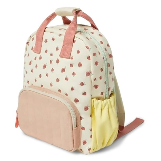 Mochila YONIZA Strawberry para niñas de 2 a 4 años, color rosa