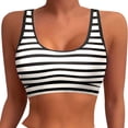 thumbnail image 5 of Bigetiay Bikini Tops For Women Sporty Adjustable Wide Straps Bathing Suit Top Minimalist Full Coverage Swim Top Only, Size XXL, 5 of 5