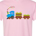 thumbnail image 4 of Inktastic Colorful Toy Train T-Shirt, 4 of 5