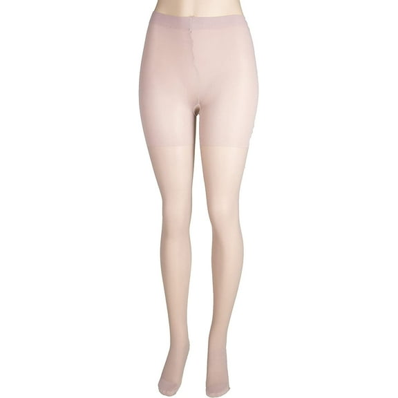 Lissele Women's Plus Size Full Support Sheer Pantyhose Pack of 2 Taupe Light, 7x