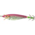 thumbnail image 1 of 15uds. Anzuelo de calamar 8cm cebo de camarón de madera luminosa con anzuelos señuelos de pesca rosa, 1 of 3
