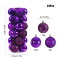 thumbnail image 2 of Bola de Navidad grande irrompible de 4cm bola de Navidad reutilizable para vacaciones 24 Uds., 2 of 6