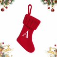 thumbnail image 2 of kjfeif 2026 Nouvelles Bas de Noël Brodés en Tricot avec Initiales, Bas de Noël Personnalisés Rouges, Bas de Noël pour Cheminée, Décoration de Sapin de Noël, 2 of 9