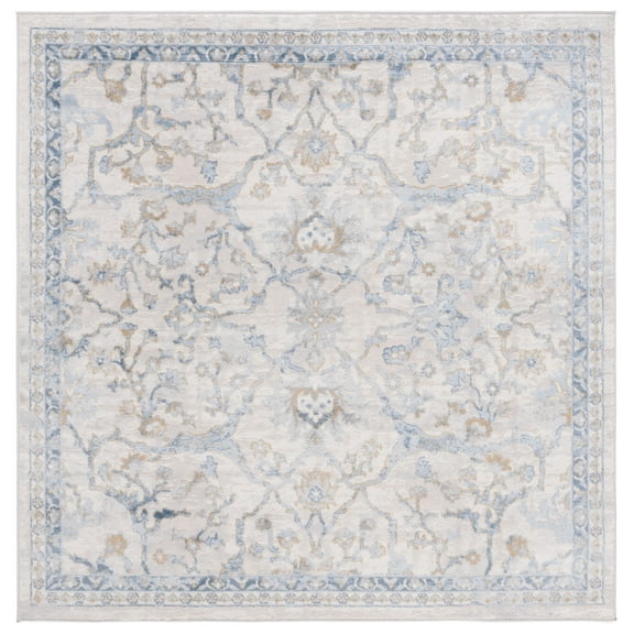 SAFAVIEH Palma Giuseppe Oriental Area Rug, Beige/Light Blue, 3' x 3' Square