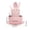 Pink, variant on COM1950s Portable Wheat Straw Tableware Set, Lightweight Shatterproof Dinnerware with Bowl Plate Cup Spoon Fork Chopsticks, 6 Piece Cutlery Set for Home Camping Travel and Daily Use