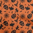thumbnail image 1 of oneOone Silk Tabby Rust Brown Fabric Halloween Craft Projects Decor Fabric Printed By The Yard 42 Inch Wide, 1 of 4