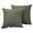 Bronze, variant on Linen Pillow Cover Set of 2 | 18x18 Inch Outdoor & Indoor Sofa Cushion | Breathable Comfortable Decorative Pillowcase for Living Room Bedroom Patio Chair