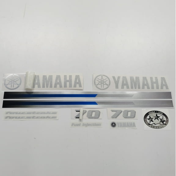 411 Decals Aftermarket Replacement for Yamaha 70 (2013) Four Stroke Outboard Decal (Sticker) Set